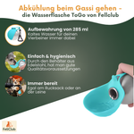 Wasserflasche ToGo – Edelstahl Trinkflasche für Hunde unterwegs