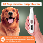4-in-1 Pfotentrimmer für Hunde – Pfoten, Ohren & Schnauze sicher trimmen